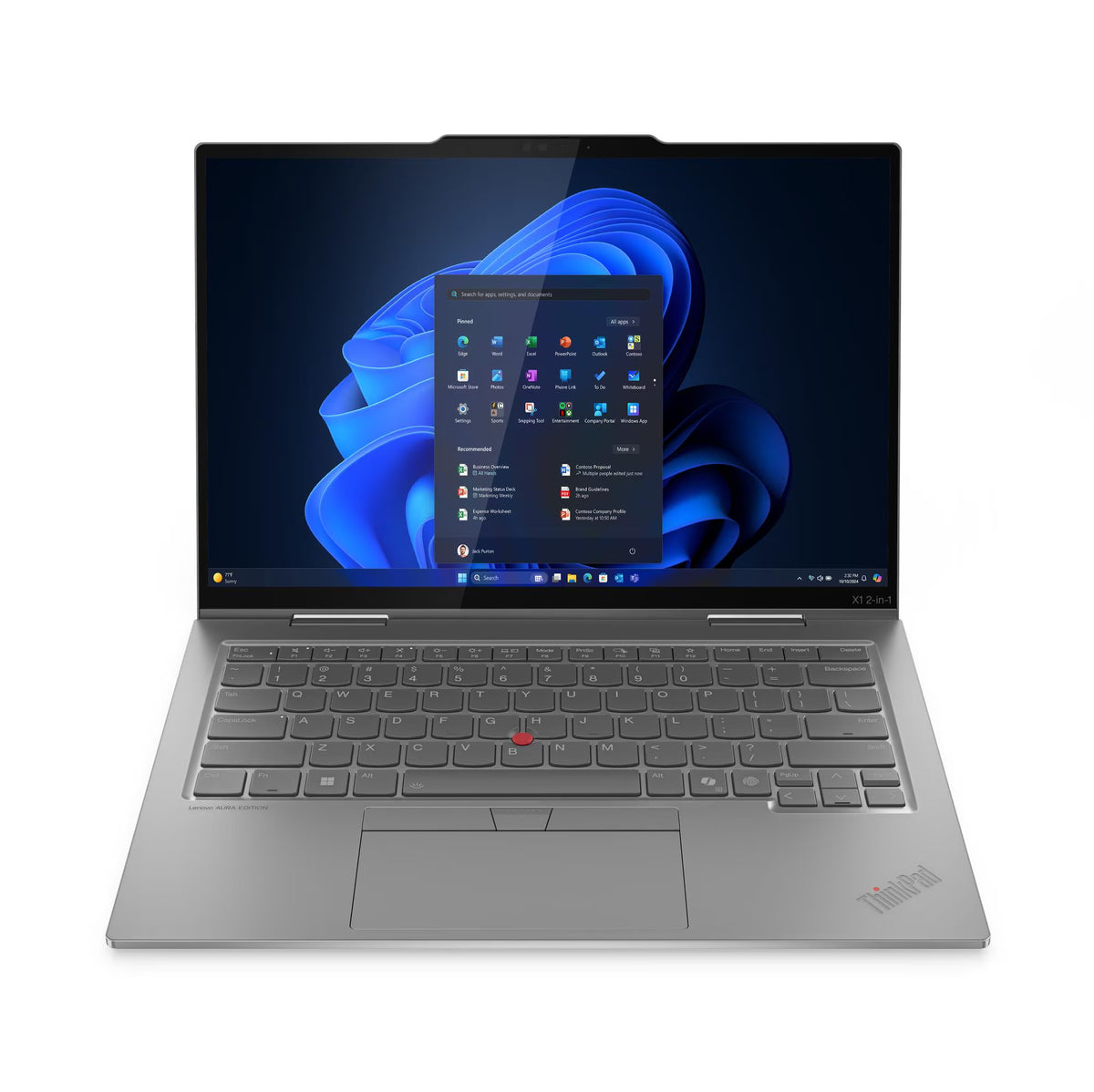 Lenovo ThinkPad X1 2-in-1 Gen 10 Aura Edition 21NU00JGGR - 14" WUXGA 60Hz Touch - Intel Core Ultra 7 258V -32GB RAM - 1TB SSD - Shared - WIN 11 PRO K