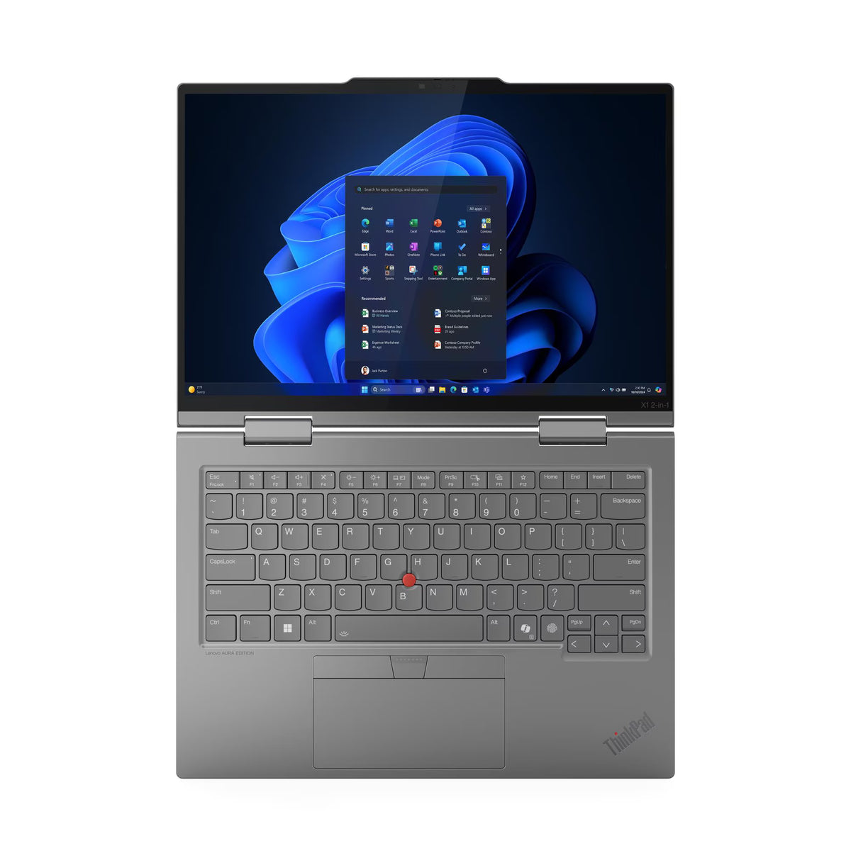 Lenovo ThinkPad X1 2-in-1 Gen 10 Aura Edition 21NU00JGGR - 14" WUXGA 60Hz Touch - Intel Core Ultra 7 258V -32GB RAM - 1TB SSD - Shared - WIN 11 PRO K
