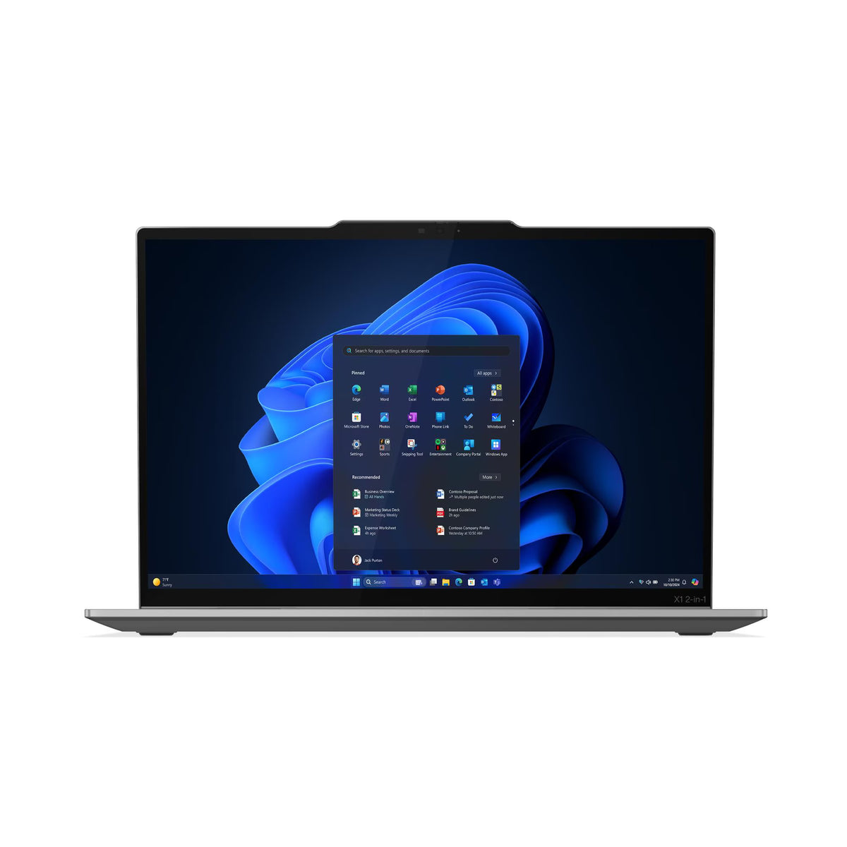Lenovo ThinkPad X1 2-in-1 Gen 10 Aura Edition 21NU00JGGR - 14" WUXGA 60Hz Touch - Intel Core Ultra 7 258V -32GB RAM - 1TB SSD - Shared - WIN 11 PRO K