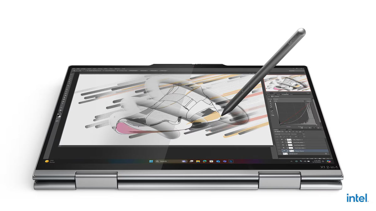 Lenovo ThinkPad X1 2-in-1 Gen 10 Aura Edition 21NU00JGGR - 14" WUXGA 60Hz Touch - Intel Core Ultra 7 258V -32GB RAM - 1TB SSD - Shared - WIN 11 PRO K