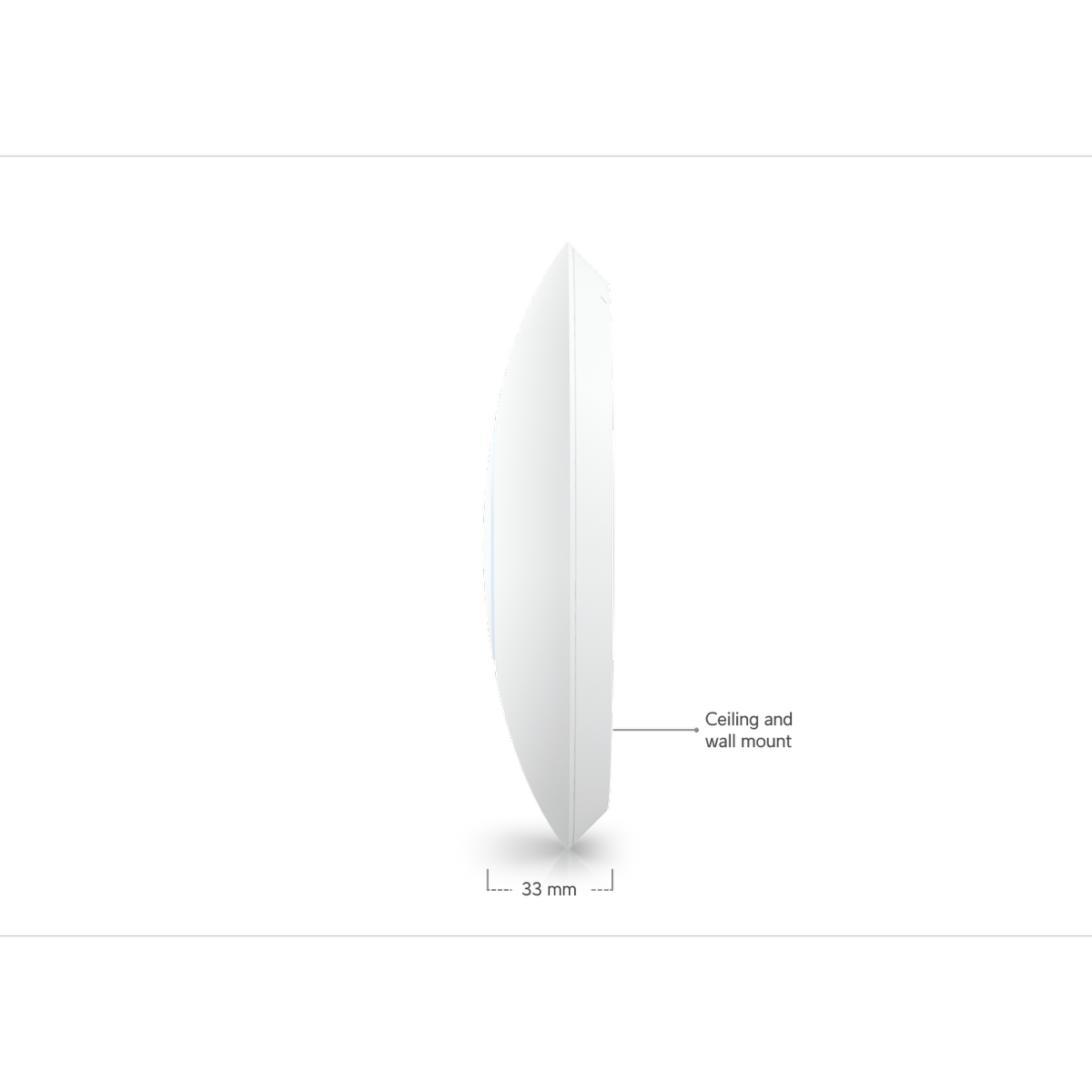 نقطة وصول Ubiquiti UniFi U6+ واي فاي 6، ثنائية النطاق، 4 تدفقات مكانية، إيثرنت جيجابت، باور أوفر إيثرنت (PoE)