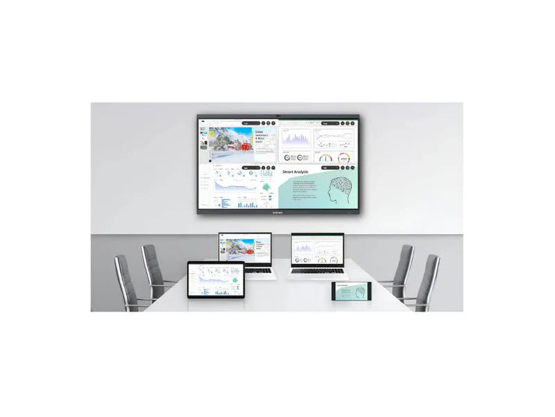 Specktron UDX-86S2 Pro شاشة تفاعلية 86 بوصة بدقة 4K مع دعم لمس 50 نقطة، معالج ثماني النواة، شهادة EDLA وكاميرا AI بدقة 50 ميجابكسل