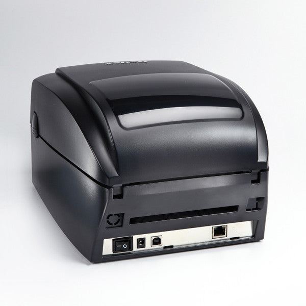 GoDEX EZ120 Barcode Label Printer – 4" Desktop Thermal Printer, Direct Thermal & Thermal Transfer, 203/300 DPI, USB Connectivity, High-Speed Printing for Retail & Warehouse