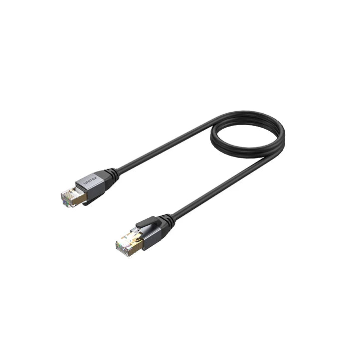 كابل إيثرنت UNITEK Cat 8، كابل شبكة LAN عالي السرعة بسرعة 40 جيجابت في الثانية، كابل RJ45 محمي S/FTP بتردد 2000 ميجاهرتز، كابل إنترنت قوي للألعاب، الراوتر، الكمبيوتر، PS5، المودم، أداء منخفض الكمون للغاية - 20 متر