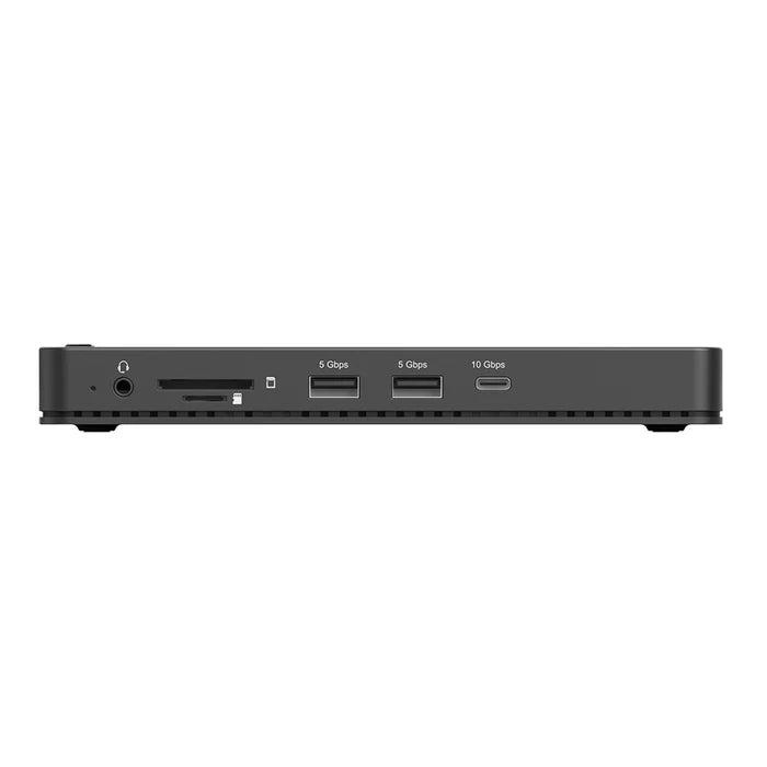 UNITEK USB-C 4K KVM Docking Station, 100W PD, 4K@60Hz HDMI, 10Gbps Data Transfer, Gigabit Ethernet, SD/MicroSD Reader, One-Button Switch for 2 Computers