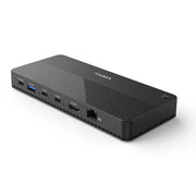 UNITEK USB-C 4K KVM Docking Station, 100W PD, 4K@60Hz HDMI, 10Gbps Data Transfer, Gigabit Ethernet, SD/MicroSD Reader, One-Button Switch for 2 Computers