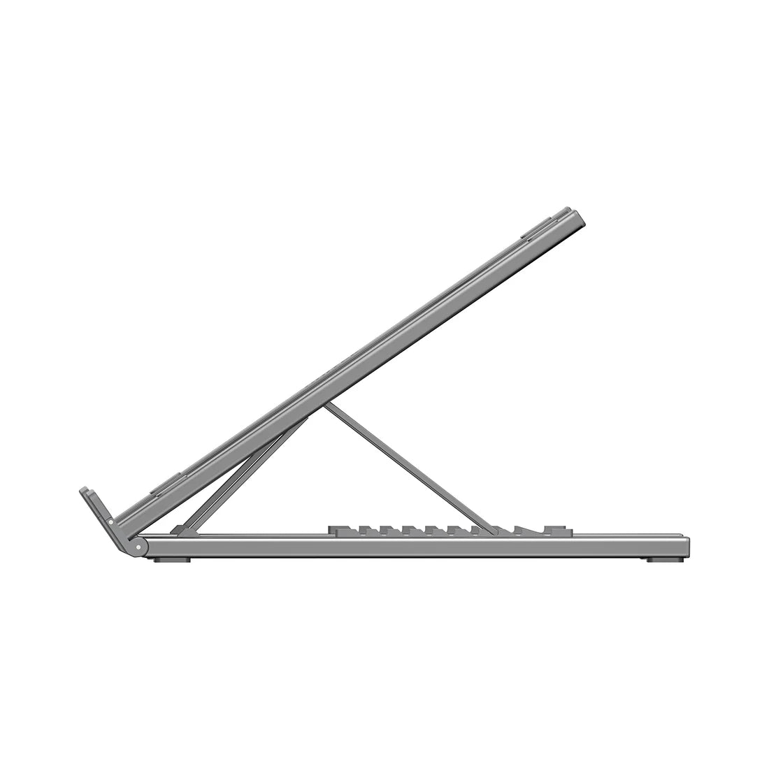 UNITEK D1137AGY01 Foldable Laptop Stand + 7-in-1 Docking Station – 100W PD, 4K@60Hz HDMI, USB-C & USB-A 5Gbps, SD/TF Reader, Aluminum Foldable Design