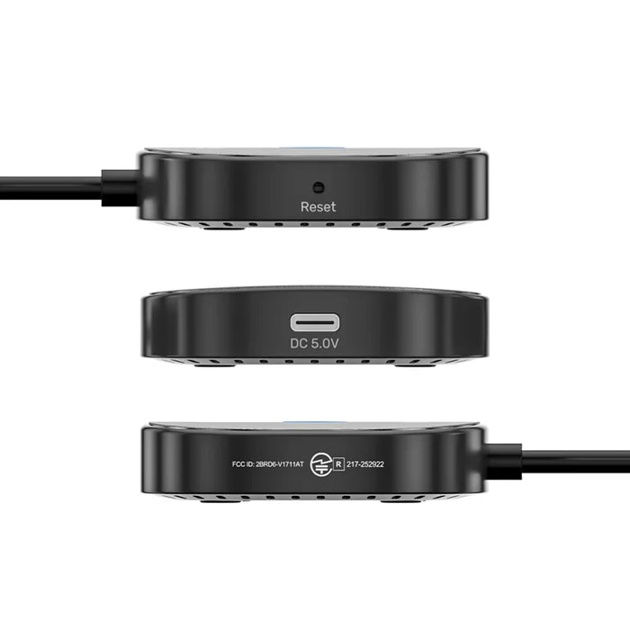 مرسل HDMI لاسلكي ومستقبلان مزدوجان من UNITEK، دقة كاملة 1080P بمعدل تحديث 60 هرتز، مدى 50 متر / 165 قدم، توصيل وتشغيل