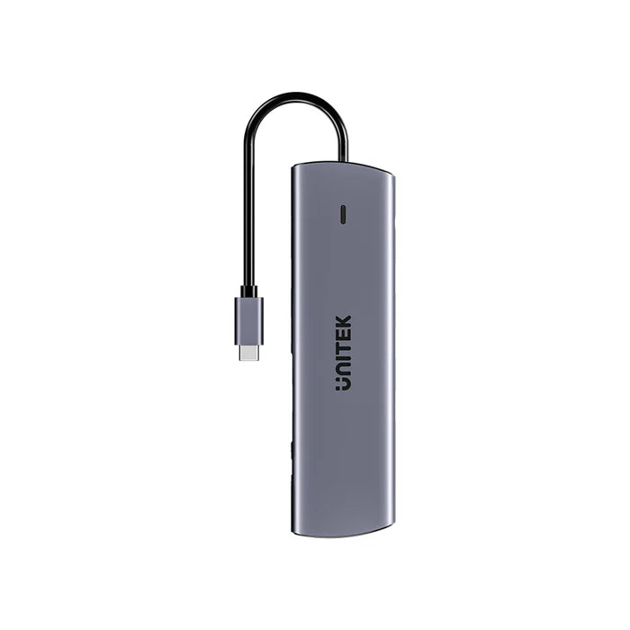 محور USB-C من UNITEK 11 في 1 (uHUB U11+)، محطة إرساء بشاشتين مع منفذي 4K HDMI، VGA، شحن بقوة 100 واط، إيثرنت، USB 3.0، وقارئ بطاقات SD/TF لأجهزة اللابتوب