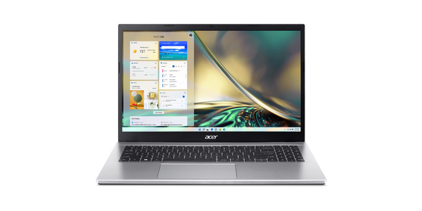Acer Aspire 3 A315-15.6" Laptop - Core i3-1215U  - 8GB RAM - 512GB SSD - Shared - DOS (Silver)
