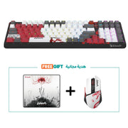 Bloody WS98 Naraka RGB Mechanical Gaming Keyboard Bundle – FREE R36 Ultra Wireless Mouse + FREE BP-45 Gaming Mousepad