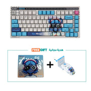 Bloody AT75 Nyx Mirage Mechanical Keyboard Bundle – FREE R73 Ultra Wireless Mouse + FREE BP-45W Mouse Pad