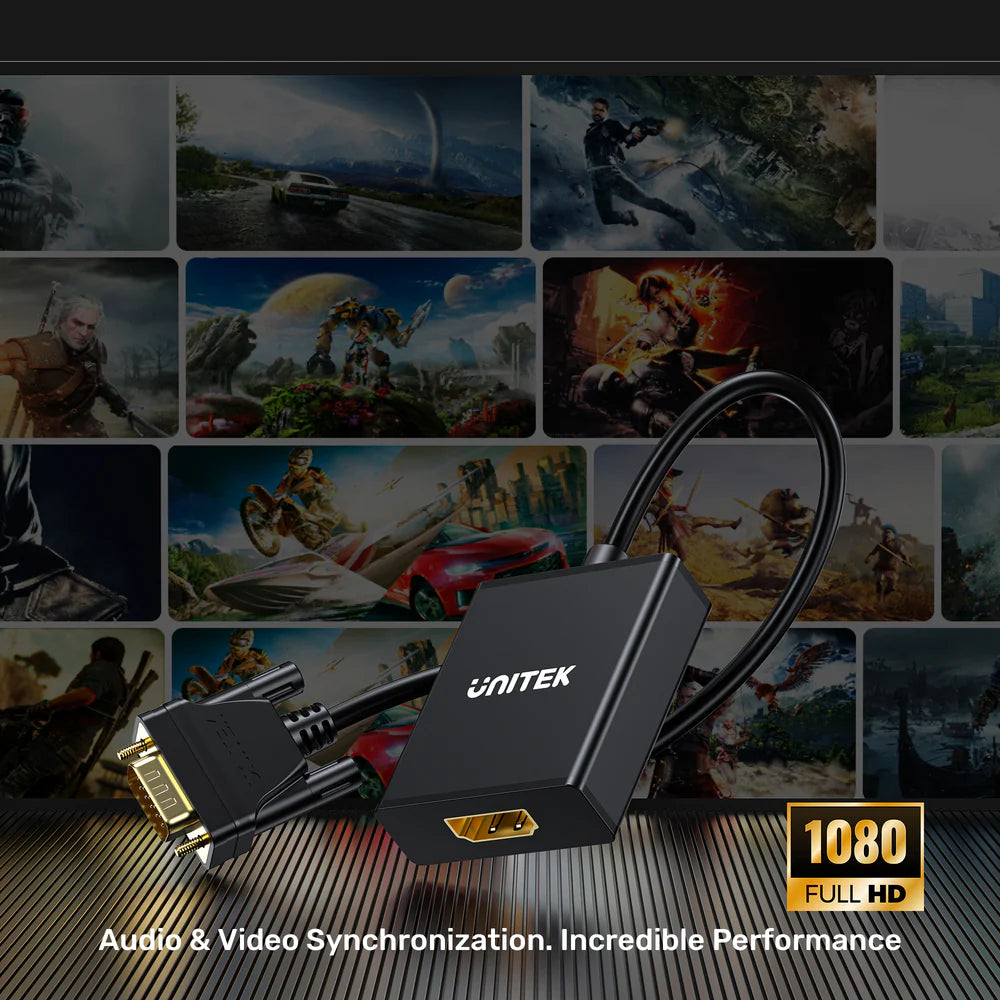 UNITEK VGA to HDMI Adapter
