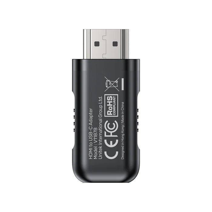 UNITEK HDMI to USB-C Adapter — 4K HDMI Video to USB-C Display Converter, Plug-and-Play, Portable Video Adapter