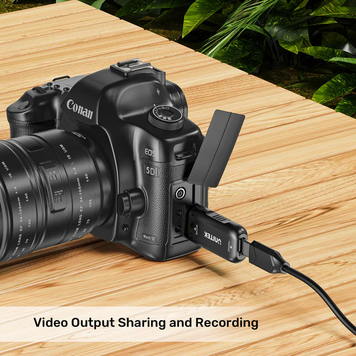 UNITEK HDMI to USB-C Adapter — 4K HDMI Video to USB-C Display Converter, Plug-and-Play, Portable Video Adapter