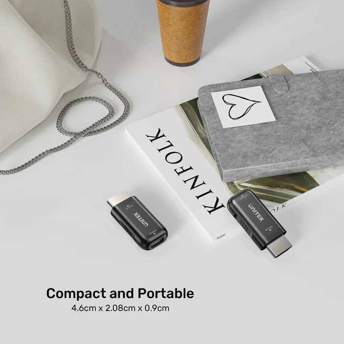 UNITEK HDMI to USB-C Adapter — 4K HDMI Video to USB-C Display Converter, Plug-and-Play, Portable Video Adapter