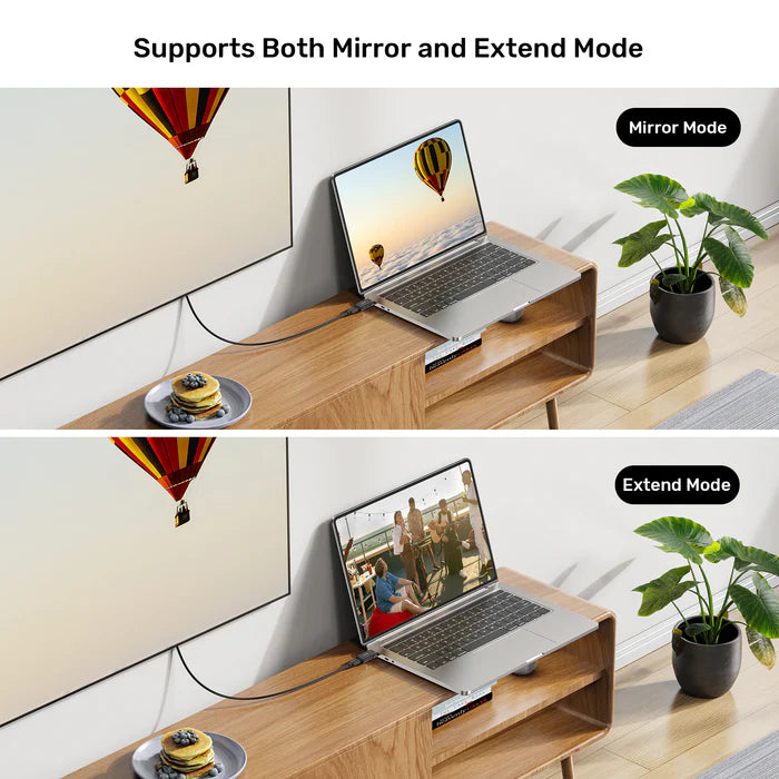 UNITEK HDMI to USB-C Adapter — 4K HDMI Video to USB-C Display Converter, Plug-and-Play, Portable Video Adapter