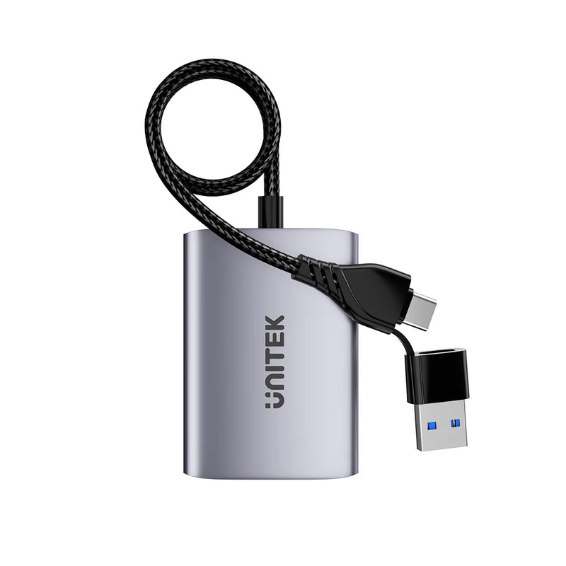 محول HDMI مزدوج USB C/A من UNITEK