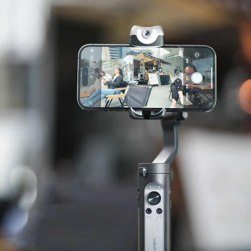 Hohem iSteady V2S AI Smartphone Gimbal with Built-In LED Light