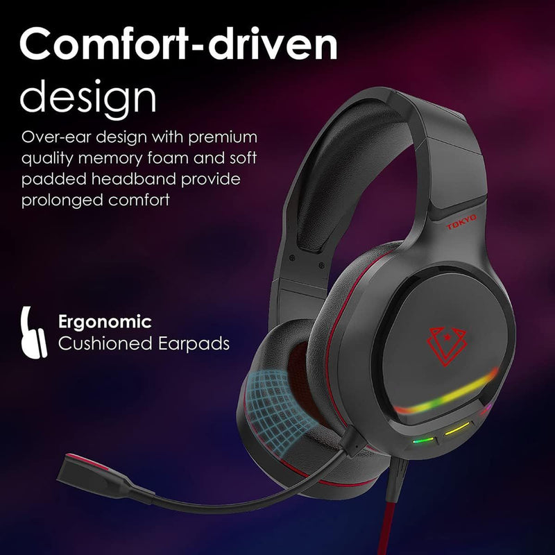 VERTUX Tokyo Amplified Wired Gaming Headset