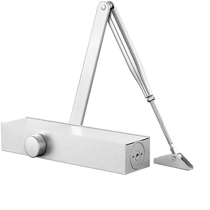 VIANS VI-S505 100KG Concealed Door Closer – Hydraulic Fire Door Closer with Hold-Open, Adjustable Speed, EN3-4