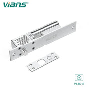 Vians VI-801T Fail-Safe Electric Bolt Lock, 12V DC, 800KG Holding Force, Adjustable 0/3/6/9s Time Delay, Door Access Control