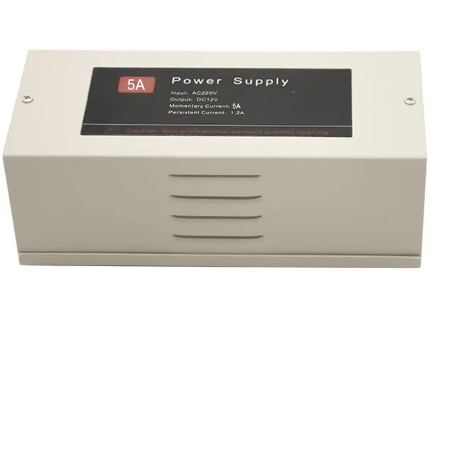 VIANS PS05 12V 5A Access Control Power Supply – Linear PSU for Electronic Locks, Access Controllers & Elevators
