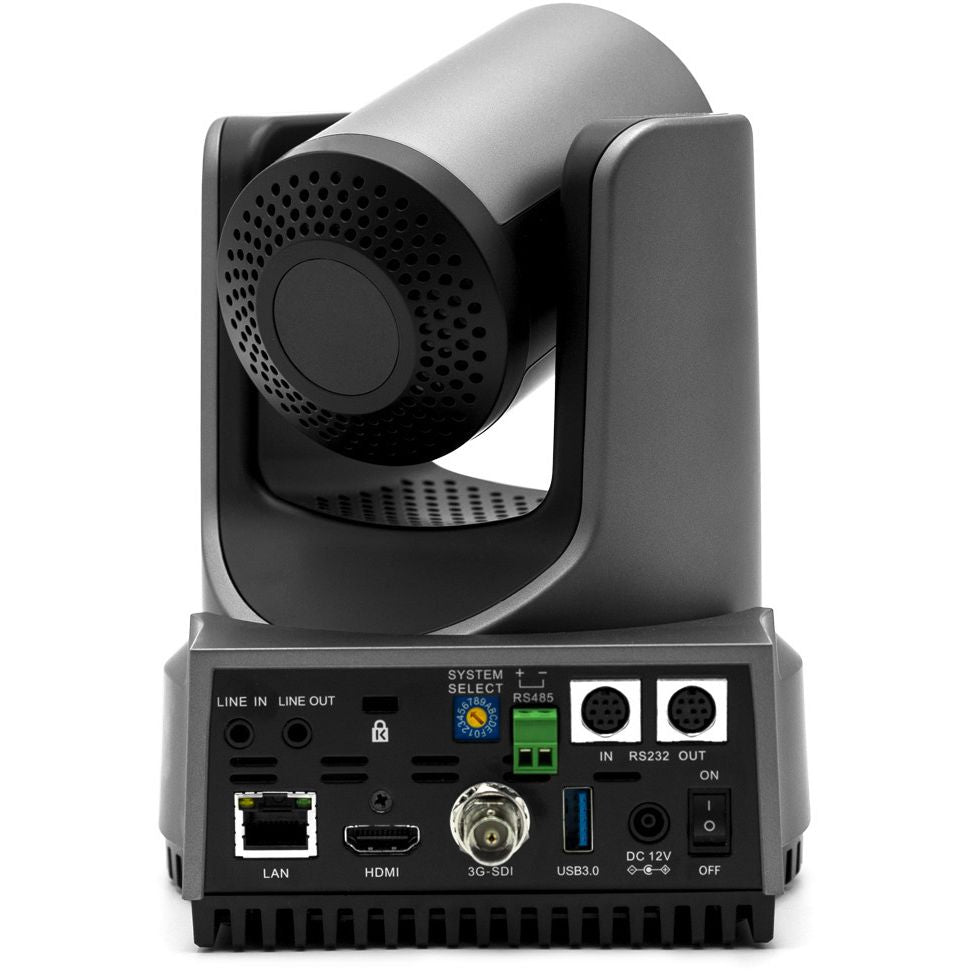 كاميرا VISSONIC VIS-CDC-H20 PTZ مع تقريب بصري 20×، USB 3.0، HDMI، SDI، H.265/H.264، 1080p60، CMOS منخفض الإضاءة، جهاز تحكم عن بعد، RS232/485