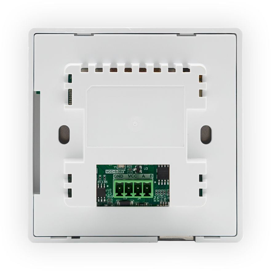 VISSONIC VIS-CK100 9-Button RS485 Control Panel for Retractable Screen & Mic, Programmable, 86 Box Mount, 5–36V DC