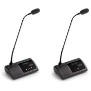 وحدة رئيس مؤتمرات رقمية لاسلكية VISSONIC VIS-WDC-T مزودة بشاشة تعمل باللمس وشاشة OLED وبطارية قابلة لإعادة الشحن ومكبر صوت عالي الدقة