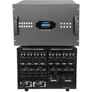 معالج جدار فيديو معياري VISSONIC Matrix VW‑VM3636 | 36×36 بوصة بدقة 4K | تبديل سلس لـ FPGA، وبطاقات التبديل السريع، وفك تشفير IPC، وKVM، والتحكم عبر الويب