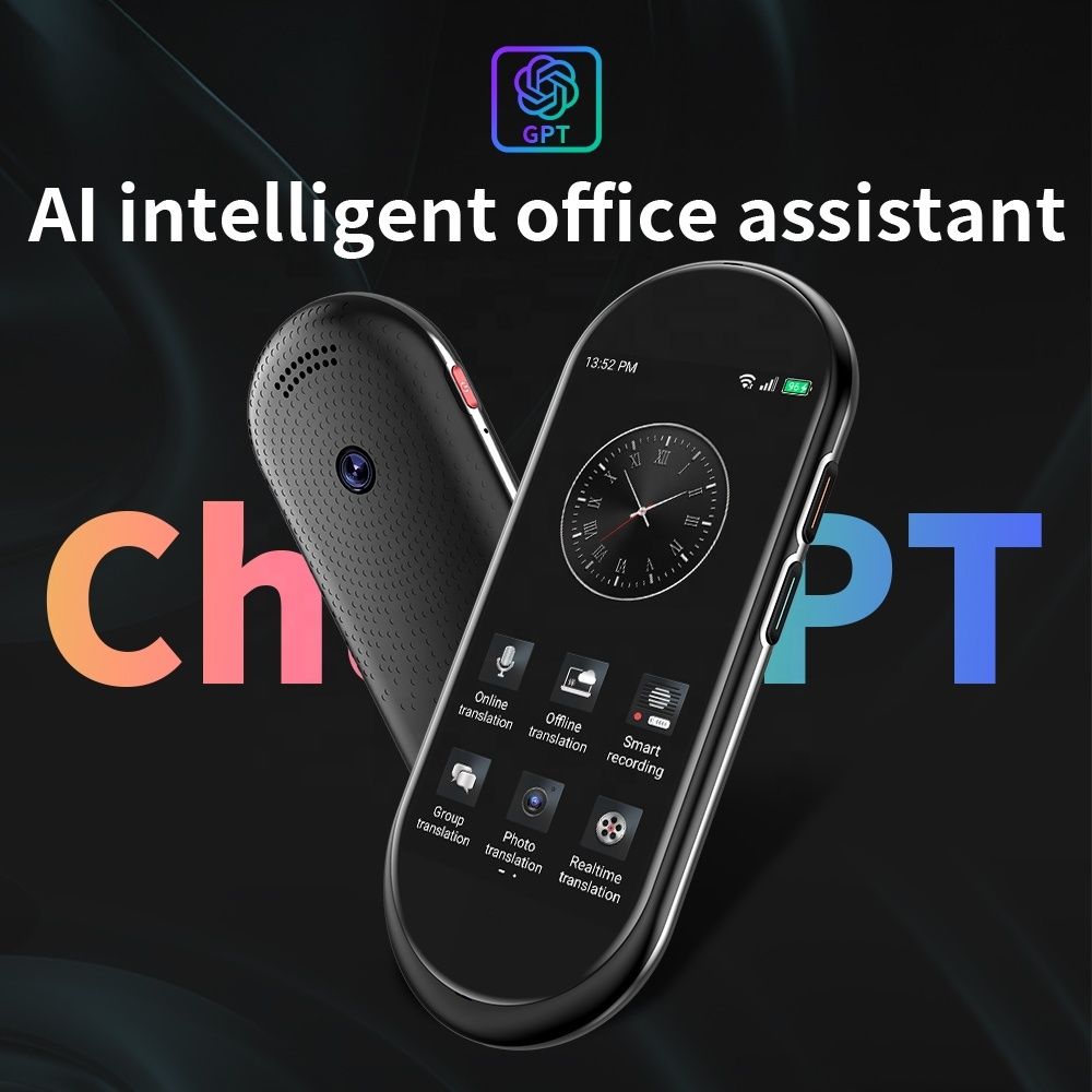 VORMOR A10 4G AI Voice Translator, 4.1" Touch Screen, 138 Languages, Offline Translation, 8MP Camera, Wi-Fi & 4G SIM, 2000mAh