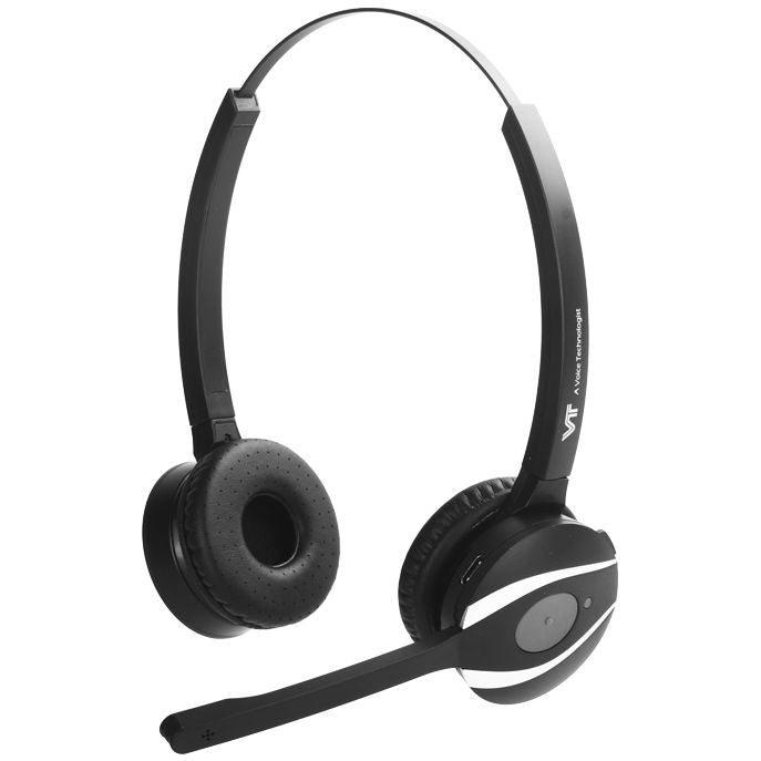 VT VT9200 Duo Wireless Headset + BT50U USB Dongle Bundle – Stereo Bluetooth Headset for UC with Noise-Canceling Mic & 20h Battery Life