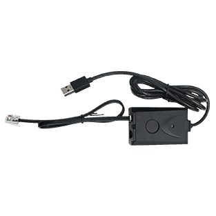 صندوق إلغاء الضوضاء VT RJ ENC01 لسماعات الرأس RJ09 وهواتف IP، يعمل بالطاقة عبر USB