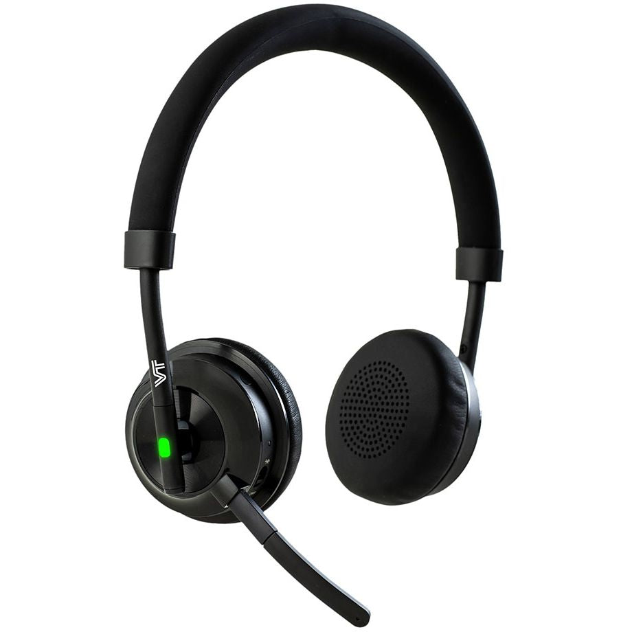 VT X300 BT Duo Bluetooth UC Headset with Noise-Cancelling Mic, Busy Light, Dual Bluetooth, 18H Talk Time