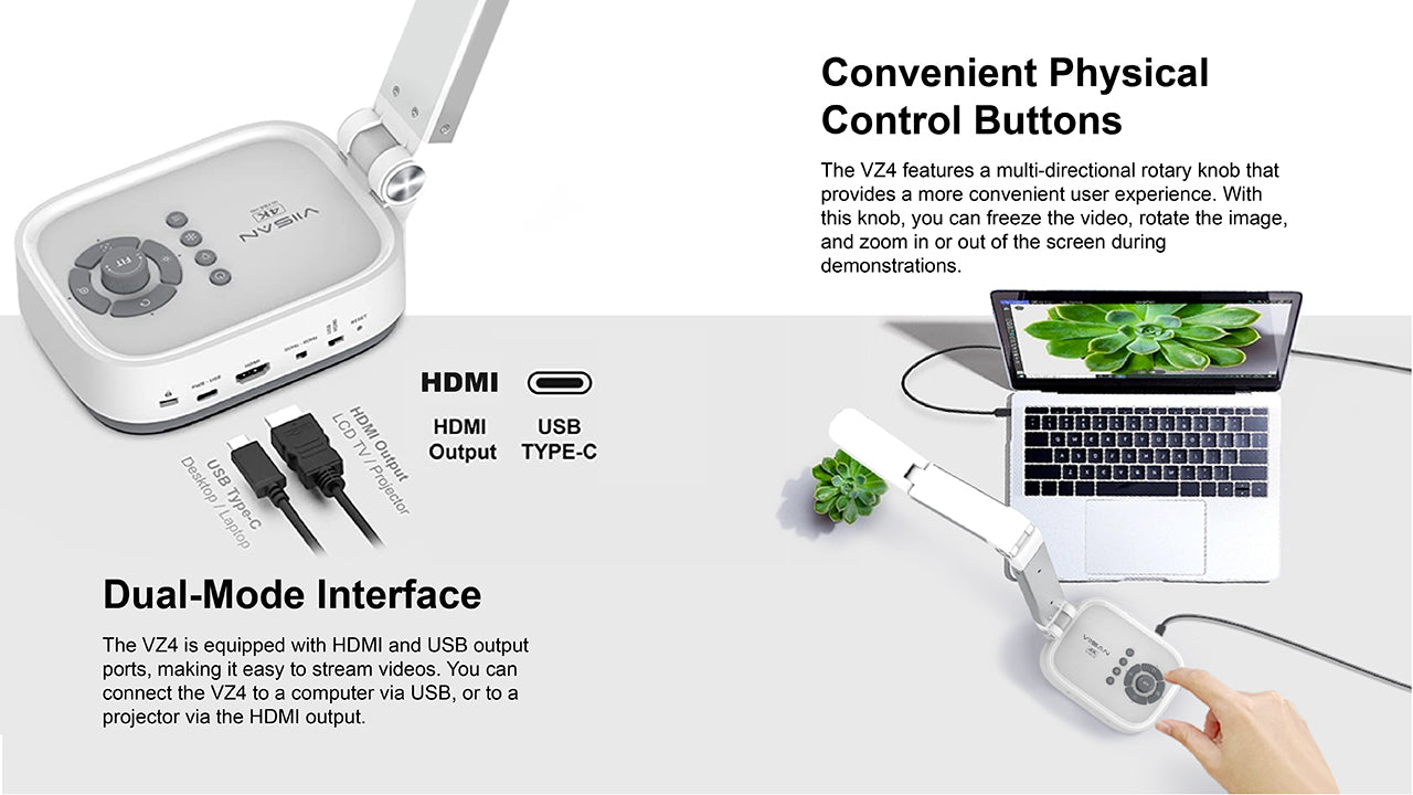 Visualizzatore Documenti IRIScan 4K - Camera Per Video Conferenze, Scanner A3, Con AI E Auto Focus - Foto 4