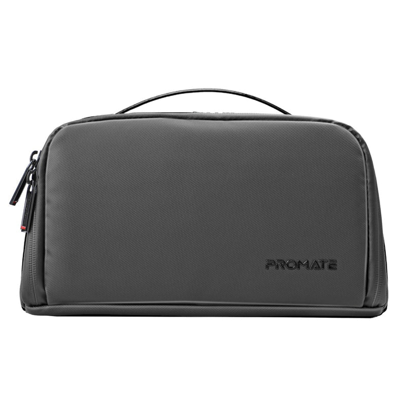Promate Velura Large Capacity Tech Accessory Pouch with Multiple Compartments