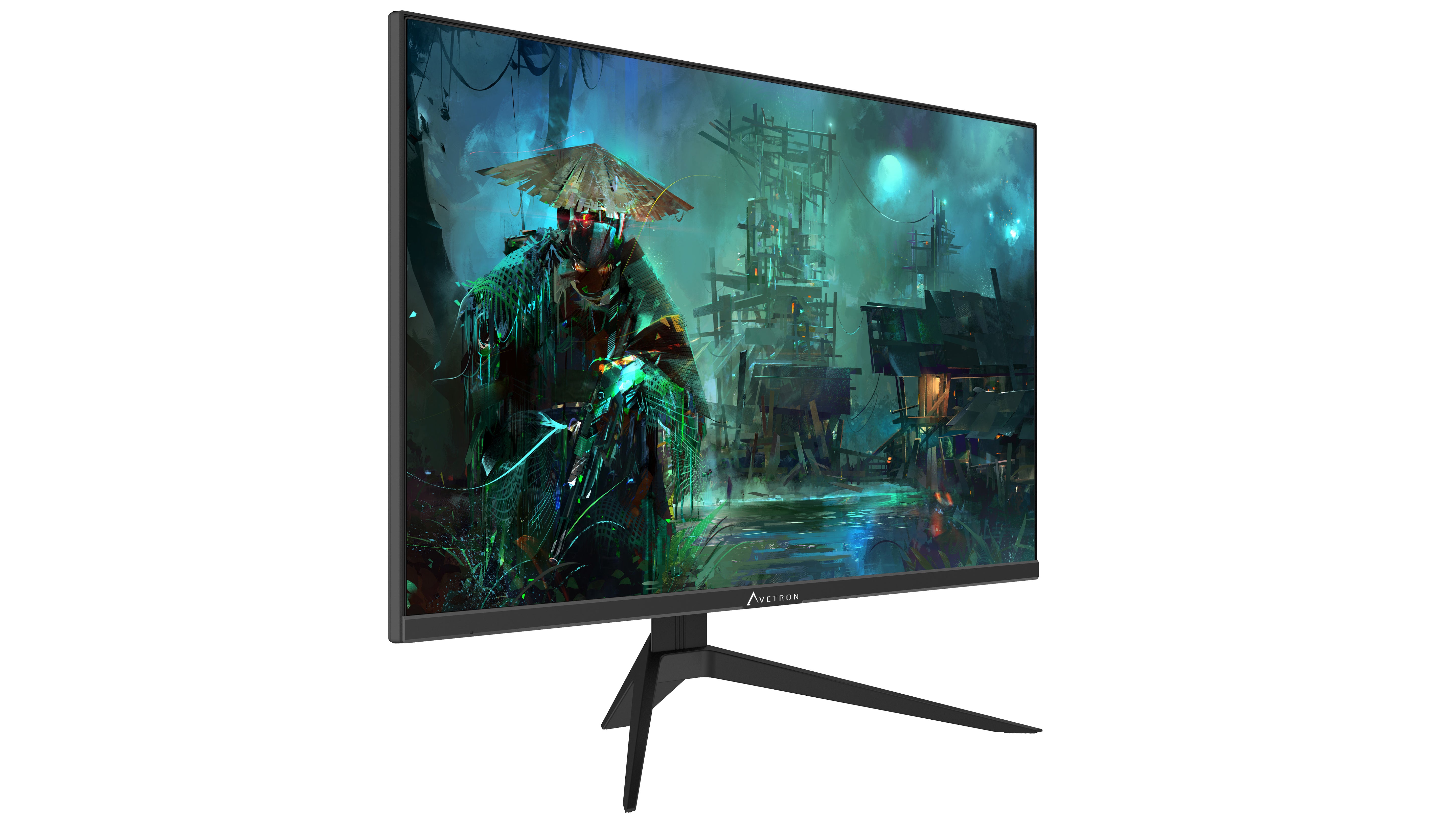 شاشة ألعاب Avetron G3218M مقاس 32 بوصة بدقة QHD ‏2560×1440، معدل تحديث 180 هرتز، زمن استجابة 1ms MPRT، لوحة IPS، متوافقة مع FreeSync وG‑Sync، منافذ HDMI، دعم تركيب VESA