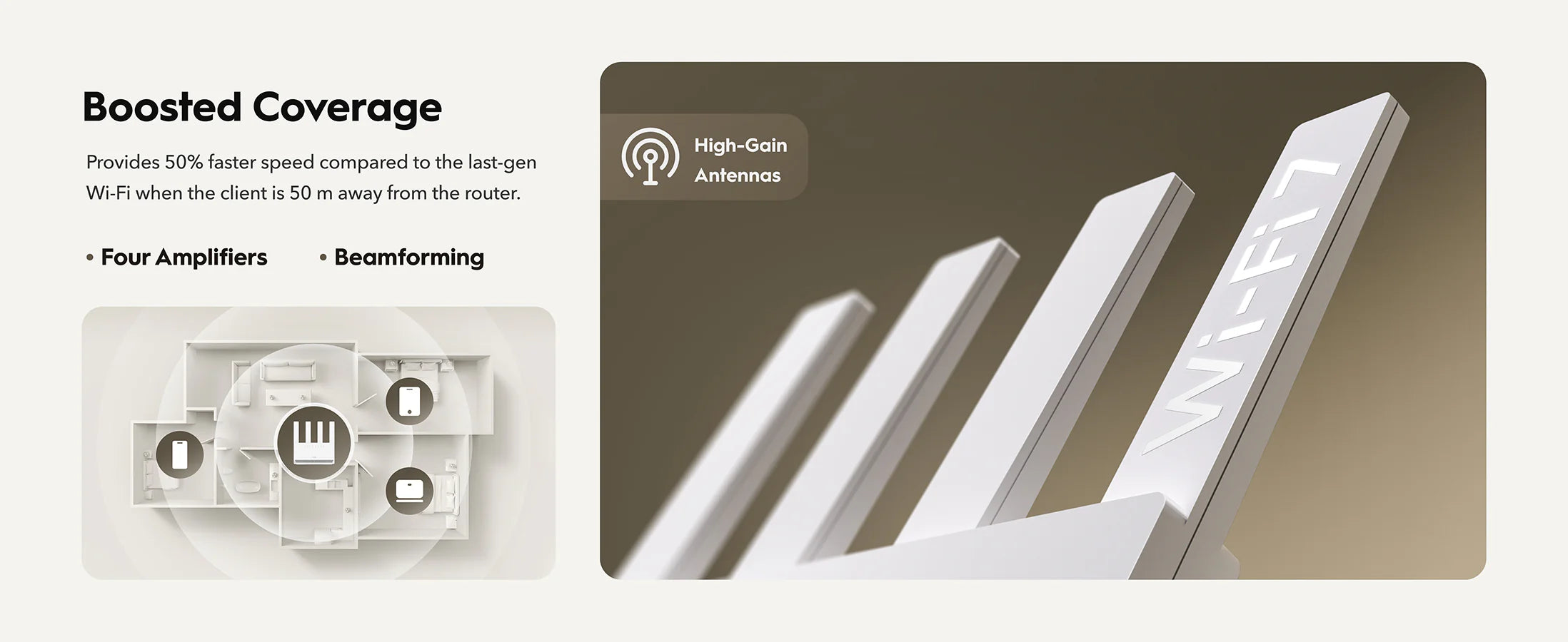 Cudy WR3600E-1.0 Dual-Band Wi-Fi 7 Router – 4× Gigabit LAN, 2 GHz Quad-Core, Up to 3.57 Gbps, WPA3 & Mesh Support