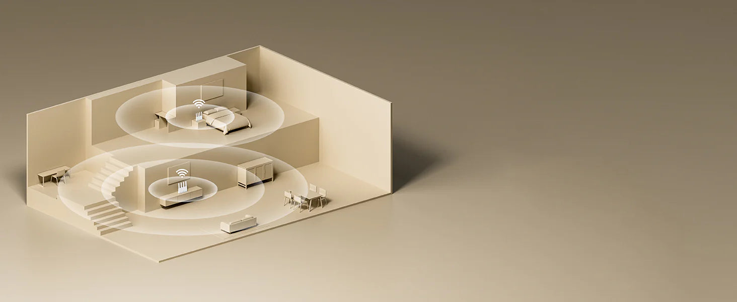 Cudy WR3600E-1.0 Dual-Band Wi-Fi 7 Router – 4× Gigabit LAN, 2 GHz Quad-Core, Up to 3.57 Gbps, WPA3 & Mesh Support