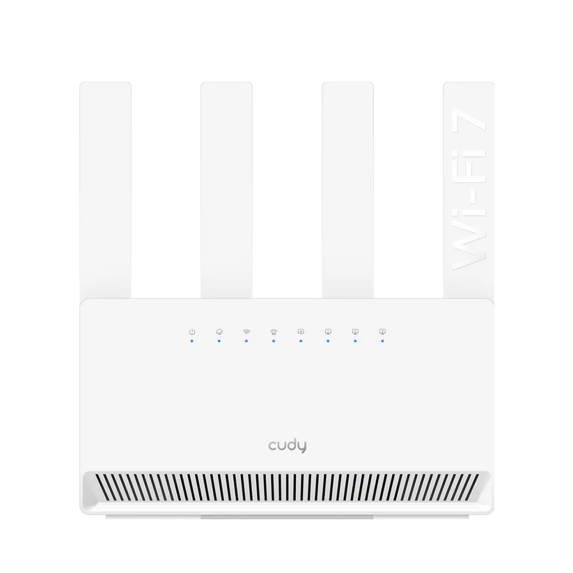 Cudy WR3600E-1.0 Dual-Band Wi-Fi 7 Router – 4× Gigabit LAN, 2 GHz Quad-Core, Up to 3.57 Gbps, WPA3 & Mesh Support