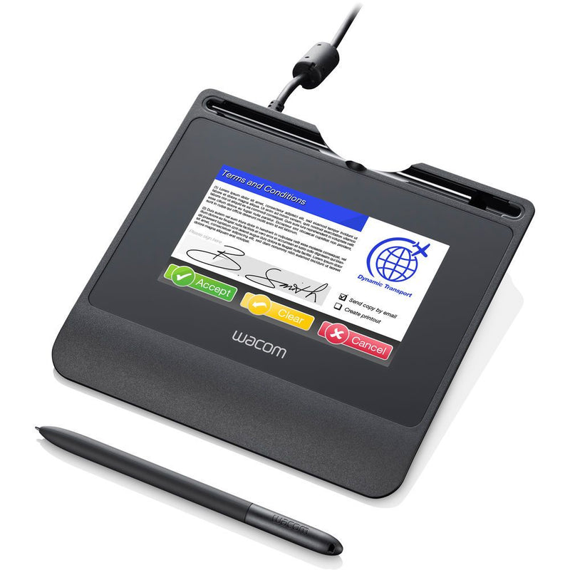 لوحة توقيع LCD ملونة من Wacom STU-540 مقاس 5 بوصات