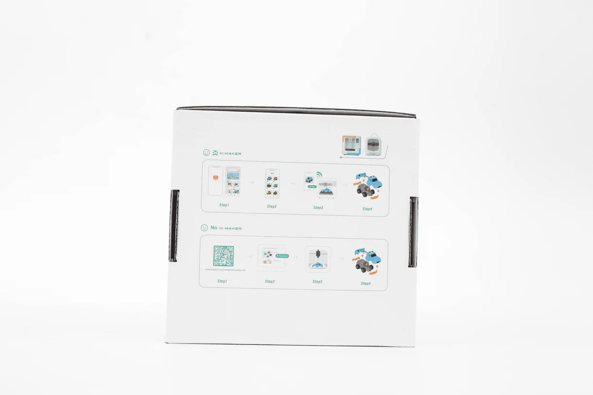 AOSEED X‑Auto 3D Printed Toy Car Creation Kit – Build, Print & Race Custom Mini RC Cars, LEGO‑Compatible, Beginner STEM Kit