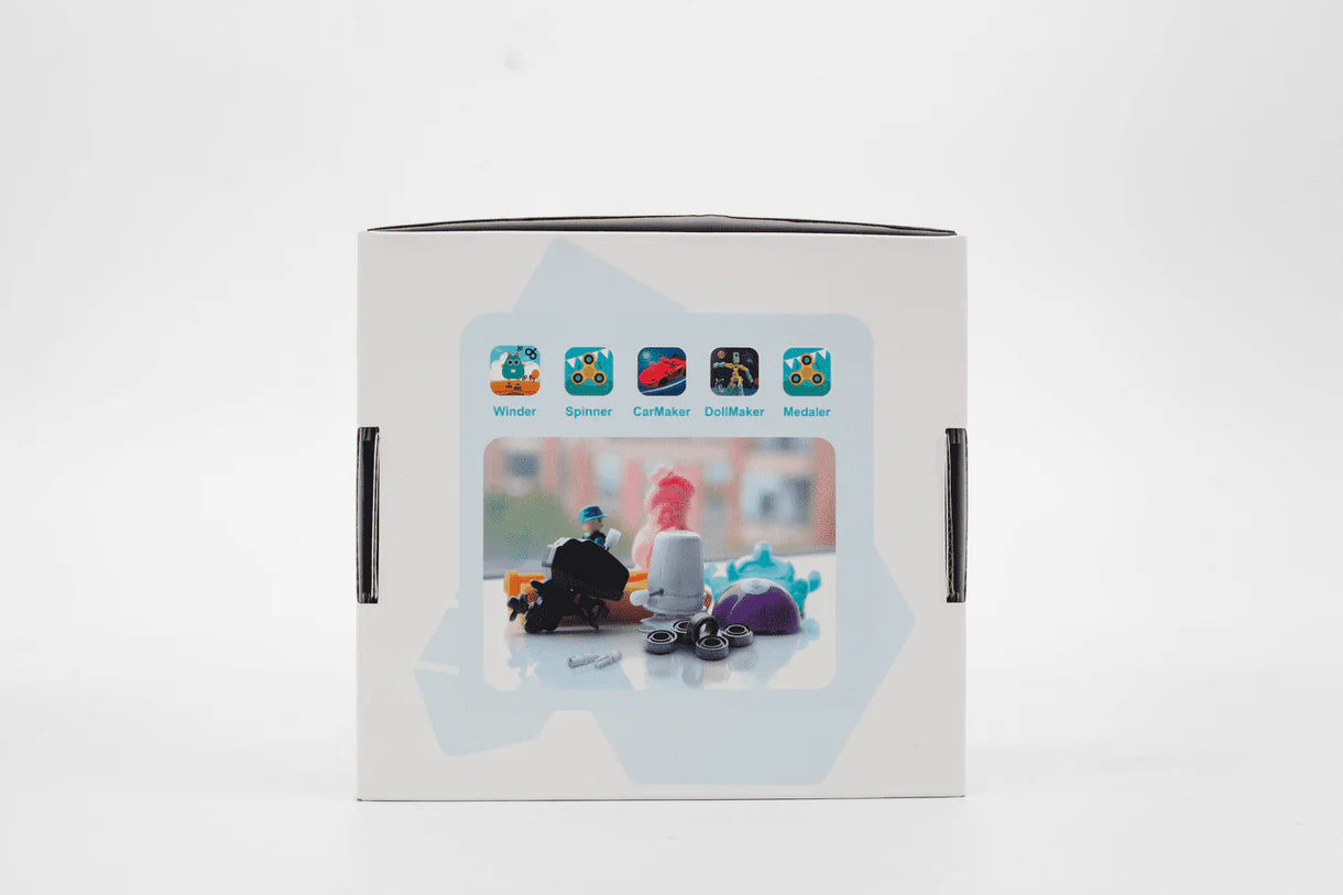 AOSEED X‑Fun 3D Prints Kit – Create, Play & Learn: 3D Printable Toy Creation Kit with Bearings, LEDs, Winding Modules & LEGO Compatibility