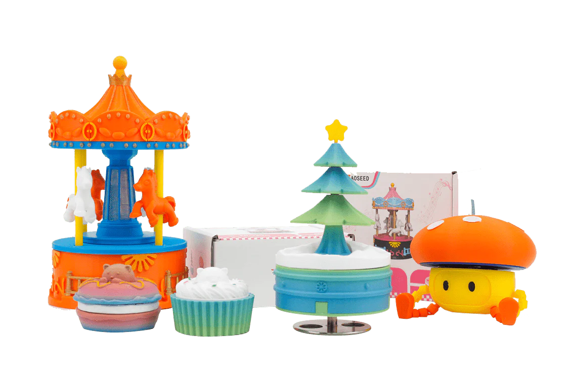 AOSEED X‑Music Fairy‑Tale Music Box Kit – 3D Print & Assemble Custom Musical Boxes, LEGO‑Compatible, Easy Start Design