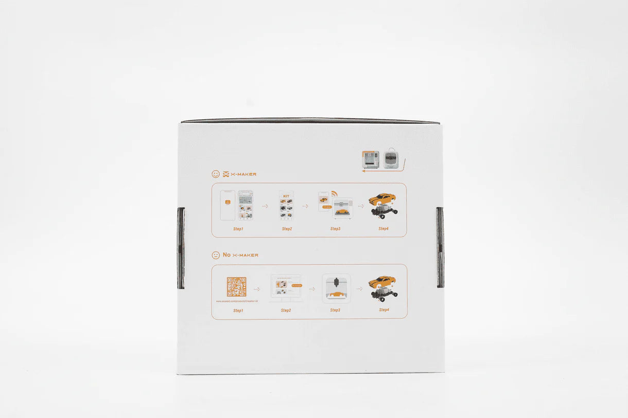 AOSEED X‑Racer 3D Car Kit – Build & Race Custom RC Cars, LEGO-Compatible Parts, High-Speed Motor & Servo, Beginner Friendly