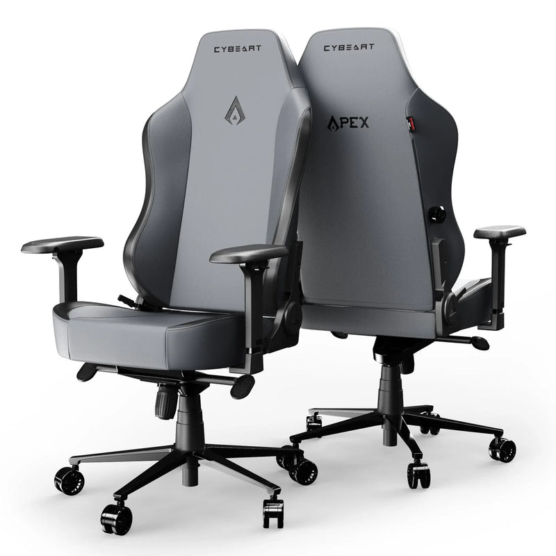 CYBEART | Apex Series - X11 Gray Gaming Chair - DC Comics | 4D Armrest | Inbuilt Lumbar Support | Supreme PU Leather, Ergonomic, Recline & Tilt