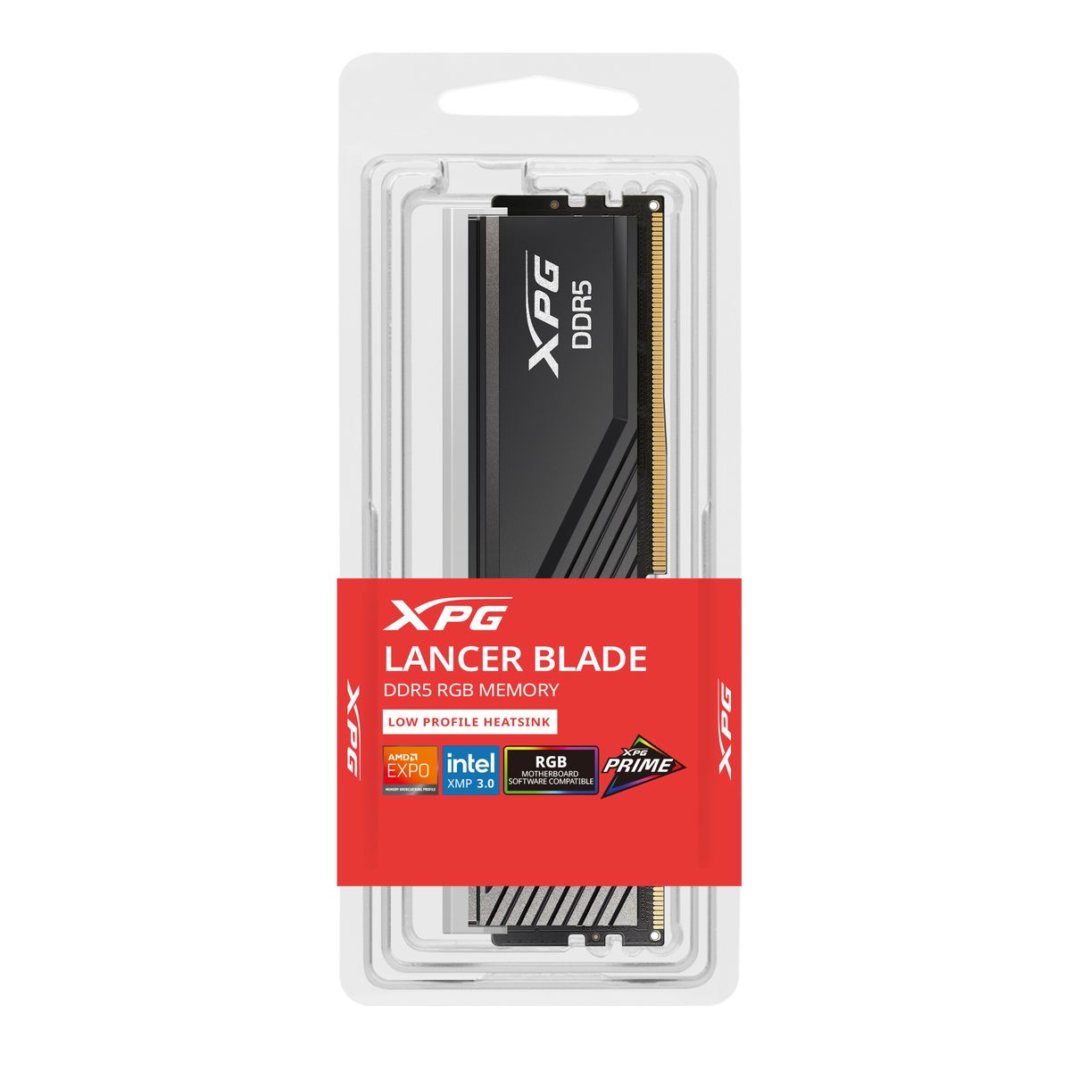 XPG Lancer Blade RGB DDR5 6400MHz 16 GB CL32 UDIMM 288-Pins Desktop SDRAM DDR5 Single Channel RAM