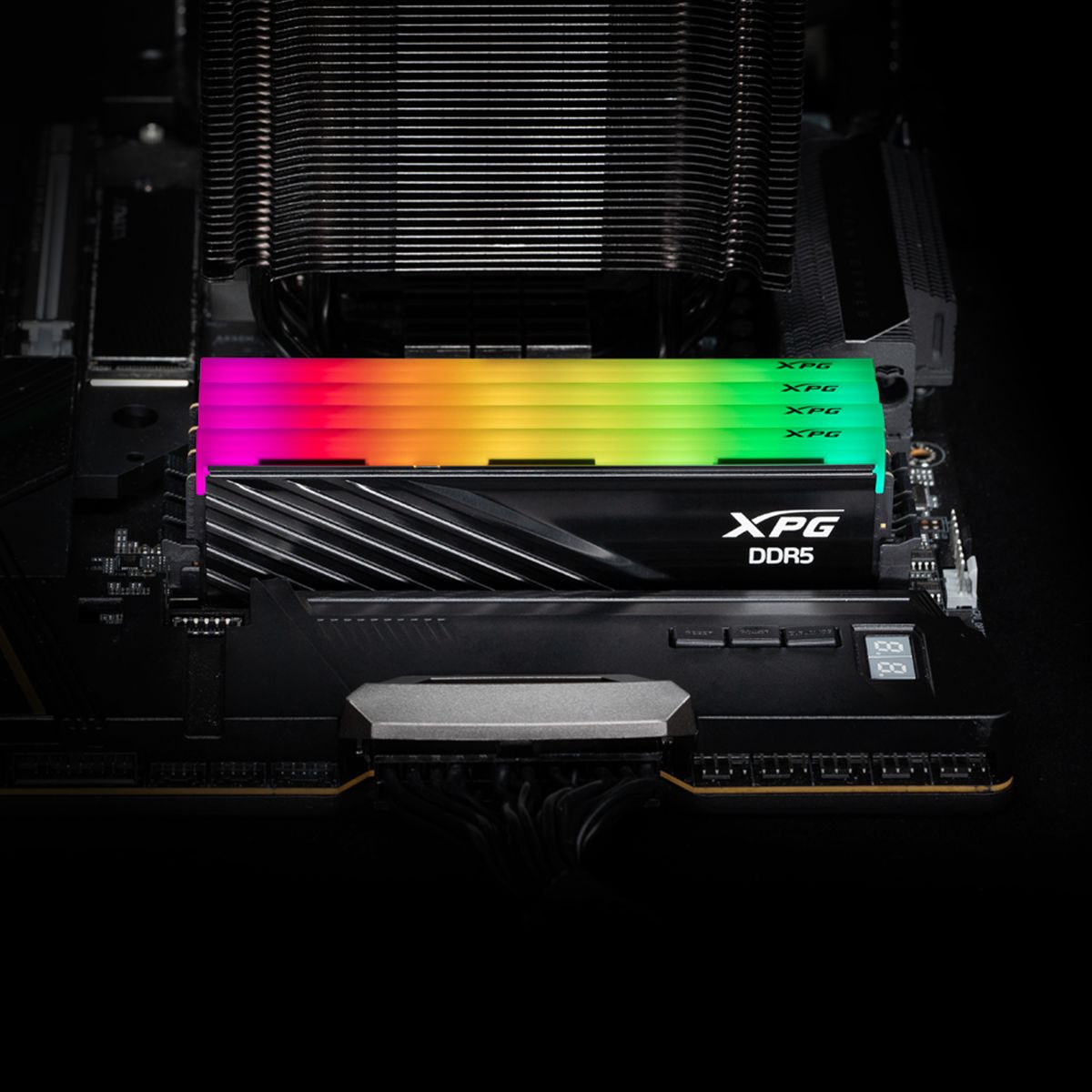 XPG Lancer Blade RBG DDR5 - 32 جيجابايت (2 × 16 جيجابايت) - U-DIMM - 6400 ميجاهرتز