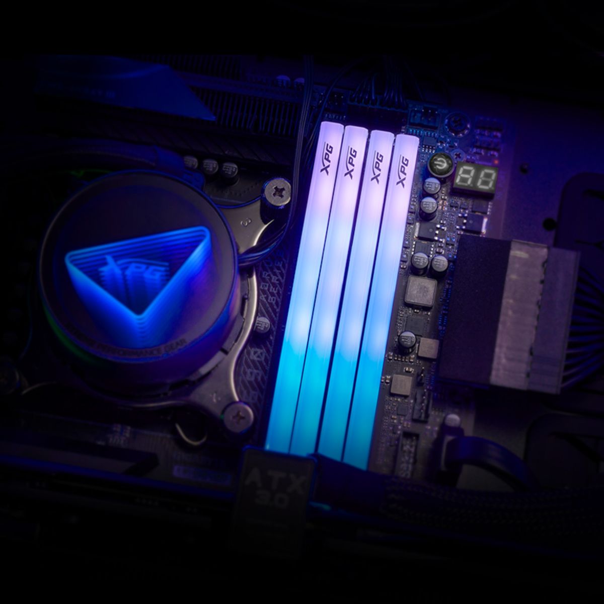 XPG Lancer Blade RBG DDR5 - 32 جيجابايت (2 × 16 جيجابايت) - U-DIMM - 6400 ميجاهرتز